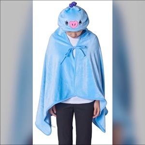 Official BTS x BT21 Mang Hooded Blanket